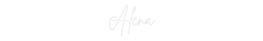 Custom Neon Sign Online Editor Alena