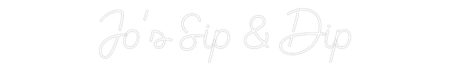 Custom Neon Sign Online Editor Jo’s Sip & Dip