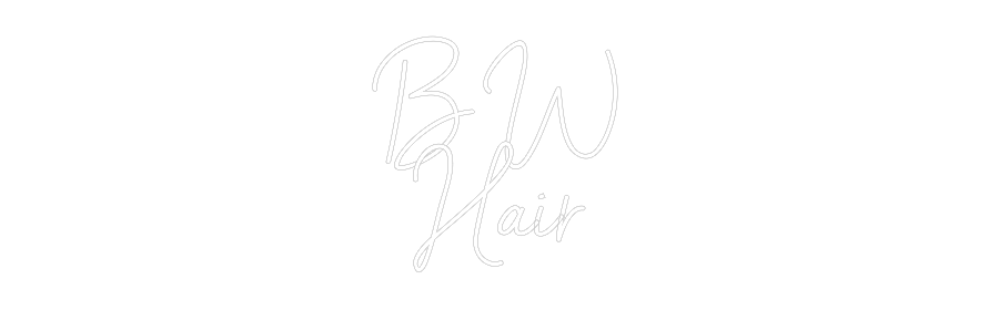 Custom Neon Sign Online Editor BW
Hair