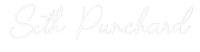 Custom Neon Sign Online Editor Seth Punchard