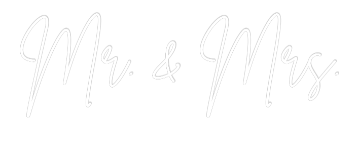Custom Neon Sign Online Editor Mr. & Mrs.