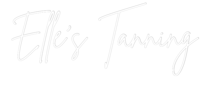 Custom Neon Sign Online Editor Elle’s Tanning