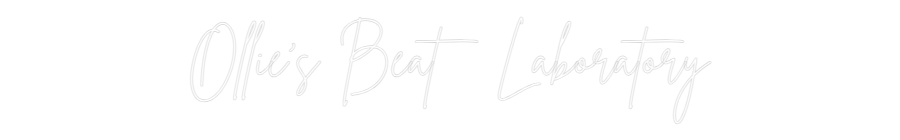 Custom Neon Sign Online Editor Ollie's Beat ...
