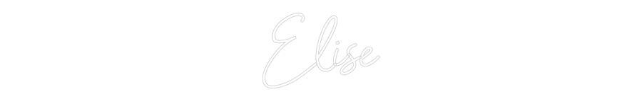 Custom Neon Sign Online Editor Elise