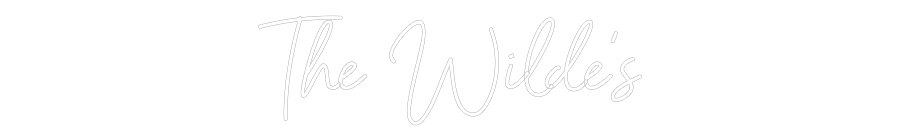 Custom Neon Sign Online Editor The Wilde’s