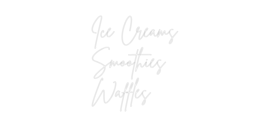 Custom Neon Sign Online Editor Ice Creams
S...
