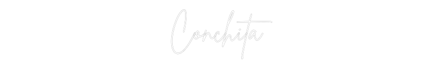 Custom Neon Sign Online Editor Conchita