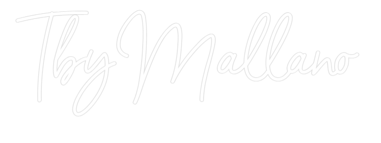 Custom Neon Sign Online Editor TbyMallano