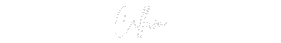 Custom Neon Sign Online Editor Callum