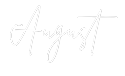 Custom Neon Sign Online Editor August