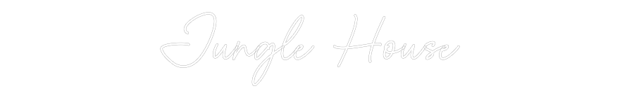 Custom Neon Sign Online Editor Jungle House