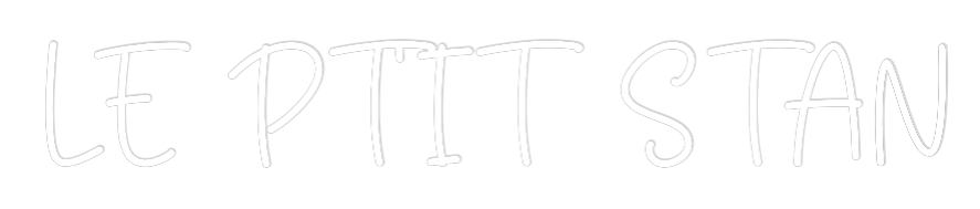 Custom Neon Sign Online Editor LE PT’IT STAN