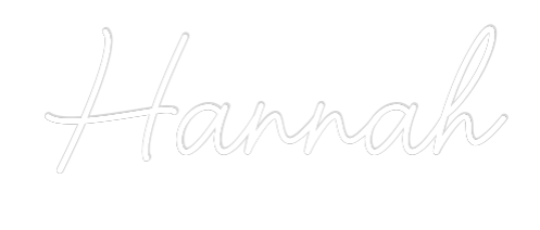 Custom Neon Sign Online Editor Hannah