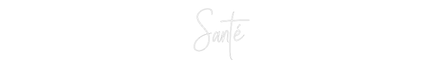 Custom Neon Sign Online Editor Santé