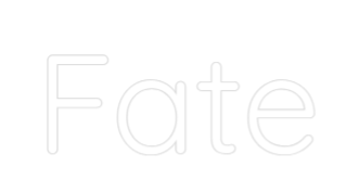 Custom Neon Sign Online Editor Fate