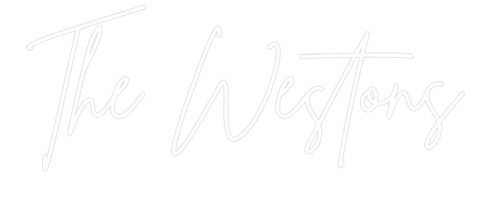 Custom Neon Sign Online Editor The Westons
