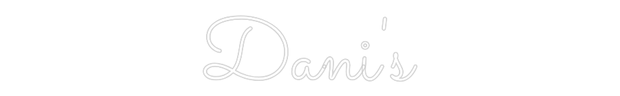 Custom Neon Sign Online Editor Dani's
