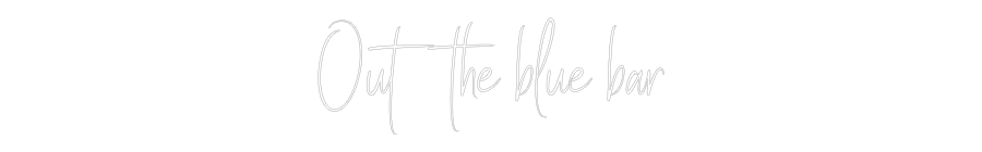 Custom Neon Sign Online Editor Out the blue ...