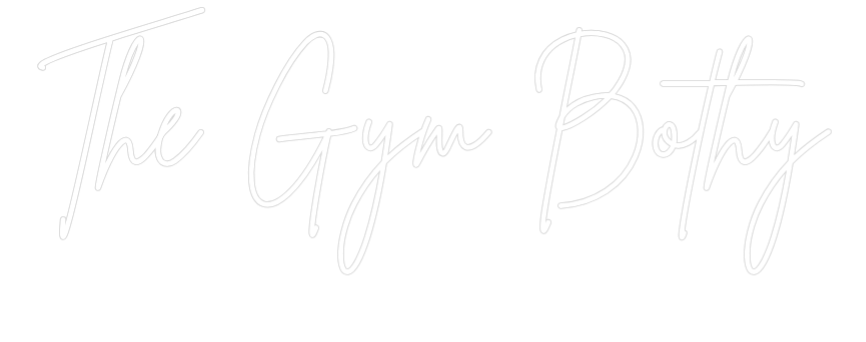 Custom Neon Sign Online Editor The Gym Bothy