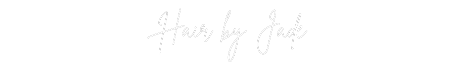 Custom Neon Sign Online Editor Hair by Jade