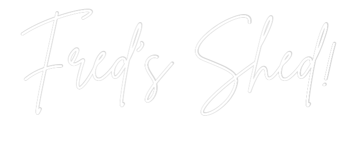 Custom Neon Sign Online Editor Fred’s Shed!