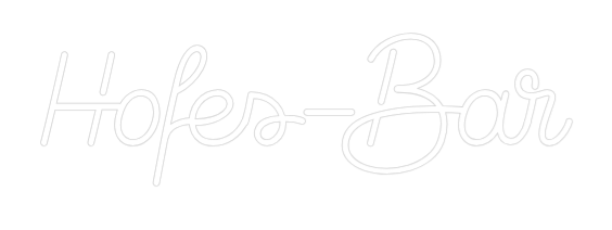 Custom Neon Sign Online Editor Hofes-Bar