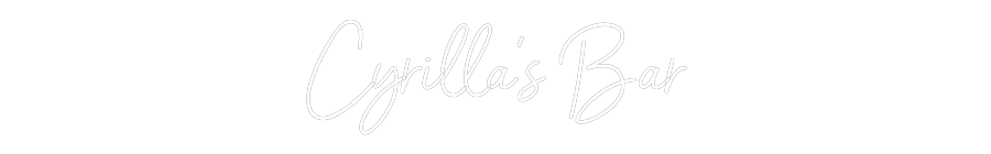Custom Neon Sign Online Editor Cyrilla’s Bar