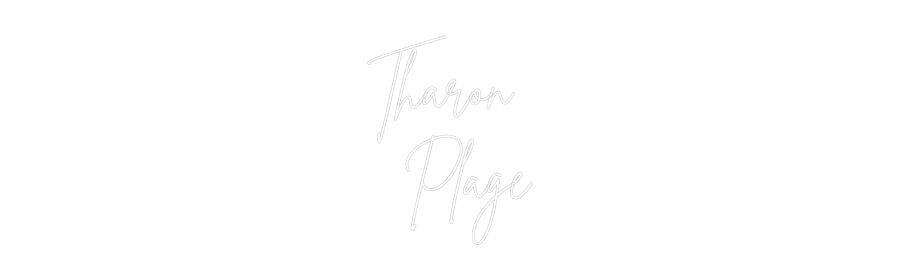 Custom Neon Sign Online Editor Tharon
Plage