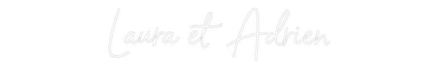 Custom Neon Sign Online Editor Laura et Adrien