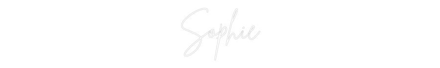 Custom Neon Sign Online Editor Sophie