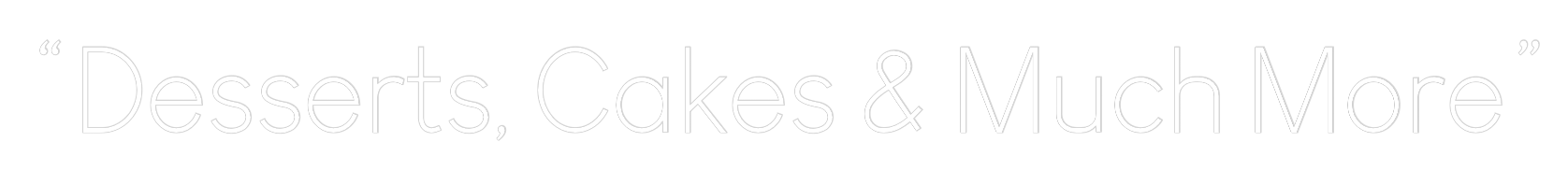 Custom Neon Sign Online Editor “Desserts, Ca...