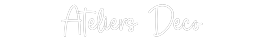 Custom Neon Sign Online Editor Ateliers Déco