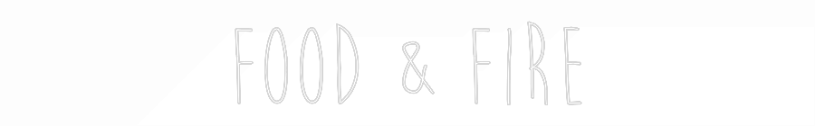 Custom Neon Sign Online Editor FOOD & FIRE