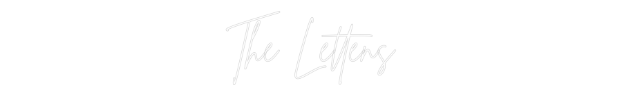 Custom Neon Sign Online Editor The Lettens