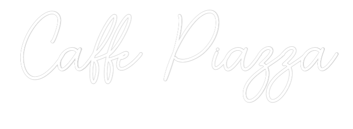 Custom Neon Sign Online Editor Caffe Piazza