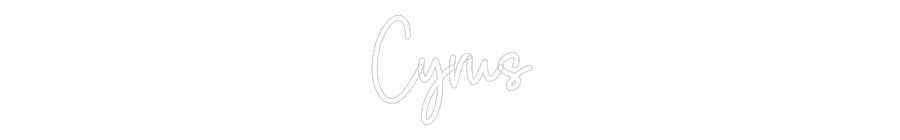 Custom Neon Sign Online Editor Cyrus