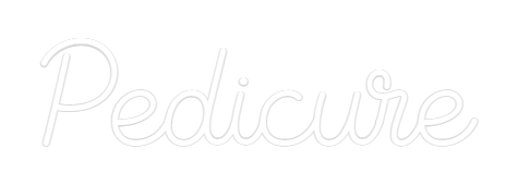 Custom Back Lit Neon Sign Online Editor Pedicure