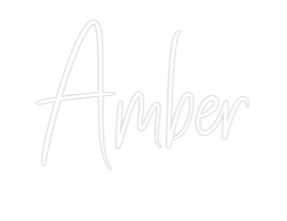 Custom Neon Sign Online Editor Amber