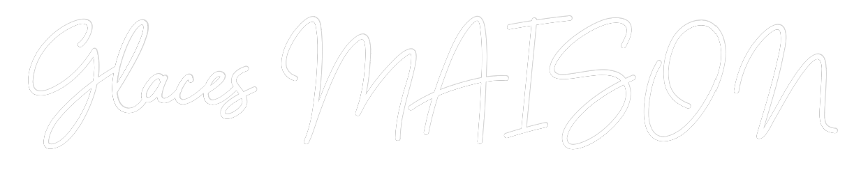 Custom Neon Sign Online Editor Glaces MAISON