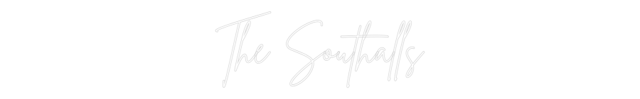 Custom Neon Sign Online Editor The Southalls
