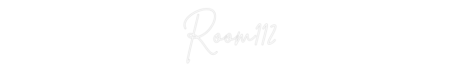 Custom Neon Sign Online Editor Room112