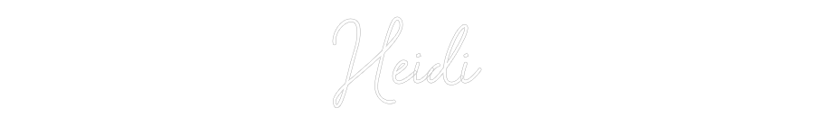 Custom Neon Sign Online Editor Heidi