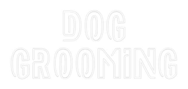 Custom Neon Sign Online Editor dog
grooming
