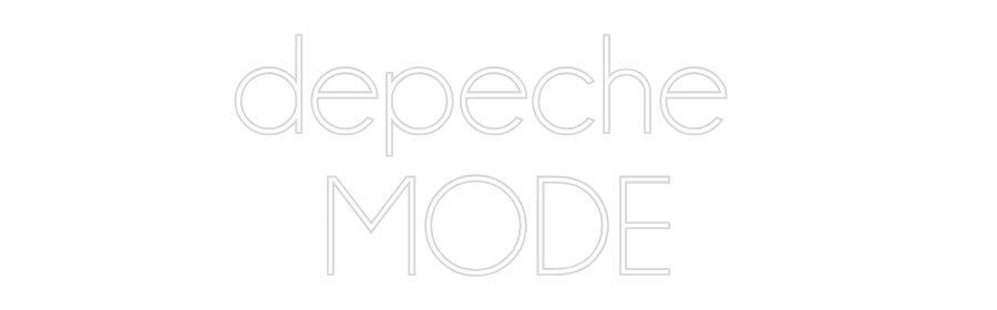 Custom Neon Sign Online Editor depeche
MODE