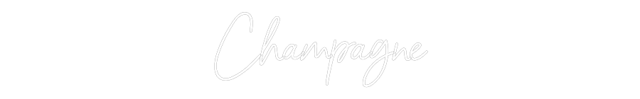 Custom Neon Sign Online Editor Champagne