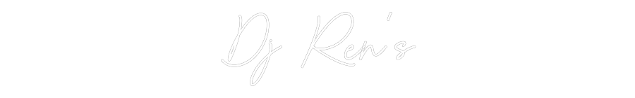 Custom Neon Sign Online Editor Dj Ren’s