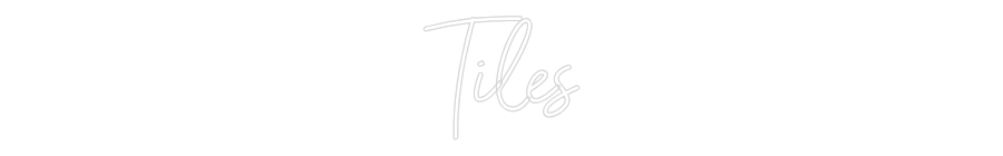 Custom Neon Sign Online Editor Tiles