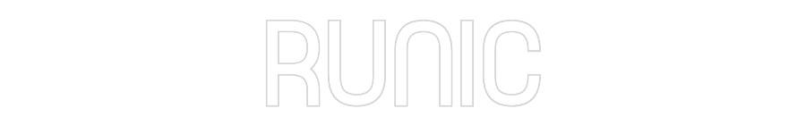 Custom Neon Sign Online Editor RUNIC