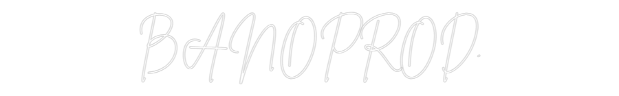 Custom Neon Sign Online Editor BANOPROD.