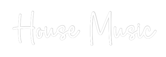 Custom Neon Sign Online Editor House Music